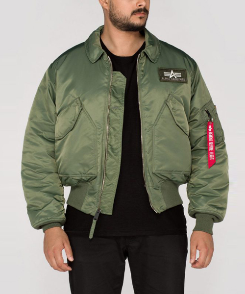 Alpha Industries - CWU Jacket Clothing 45 MA2 Bomber Sage Bennevis