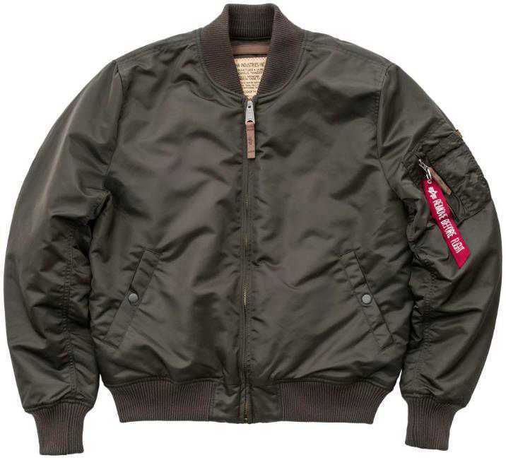 Alpha Industries MA1 TT Bomber Jacket Rep Grey - Bennevis Clothing