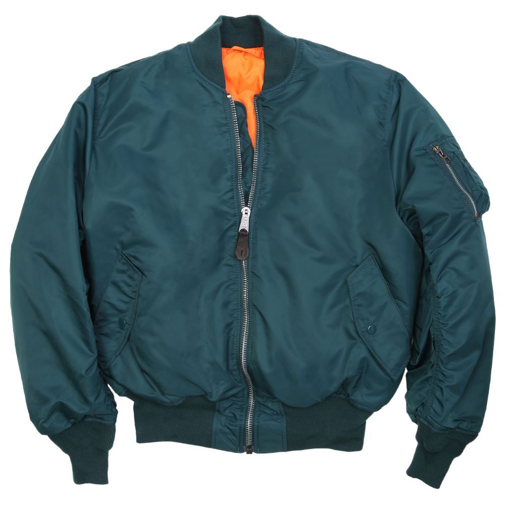 Alpha Industries MA1 Bomber Jacket Navy/Petrol - Bennevis Clothing