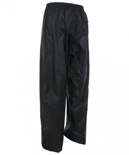 TRESPASS Waterproof Packaway Over Trouser Black - Bennevis Clothing