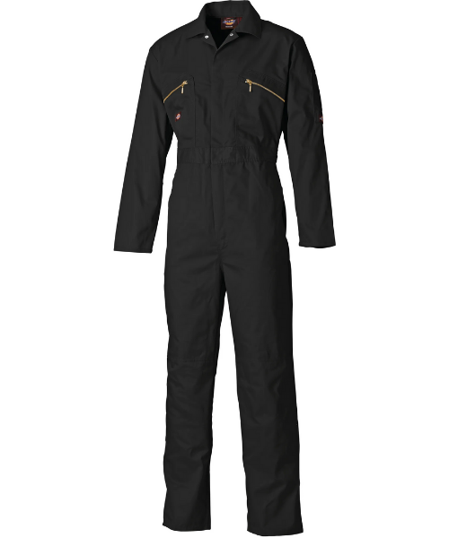 Front Clothing - Zip Black Redhawk Dickies With Bennevis Overall